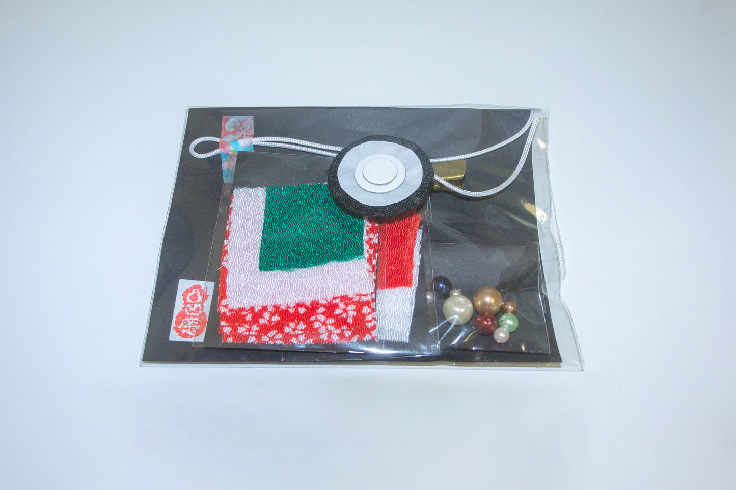 Kimono Flower Accessory Round Tsumami-zaiku