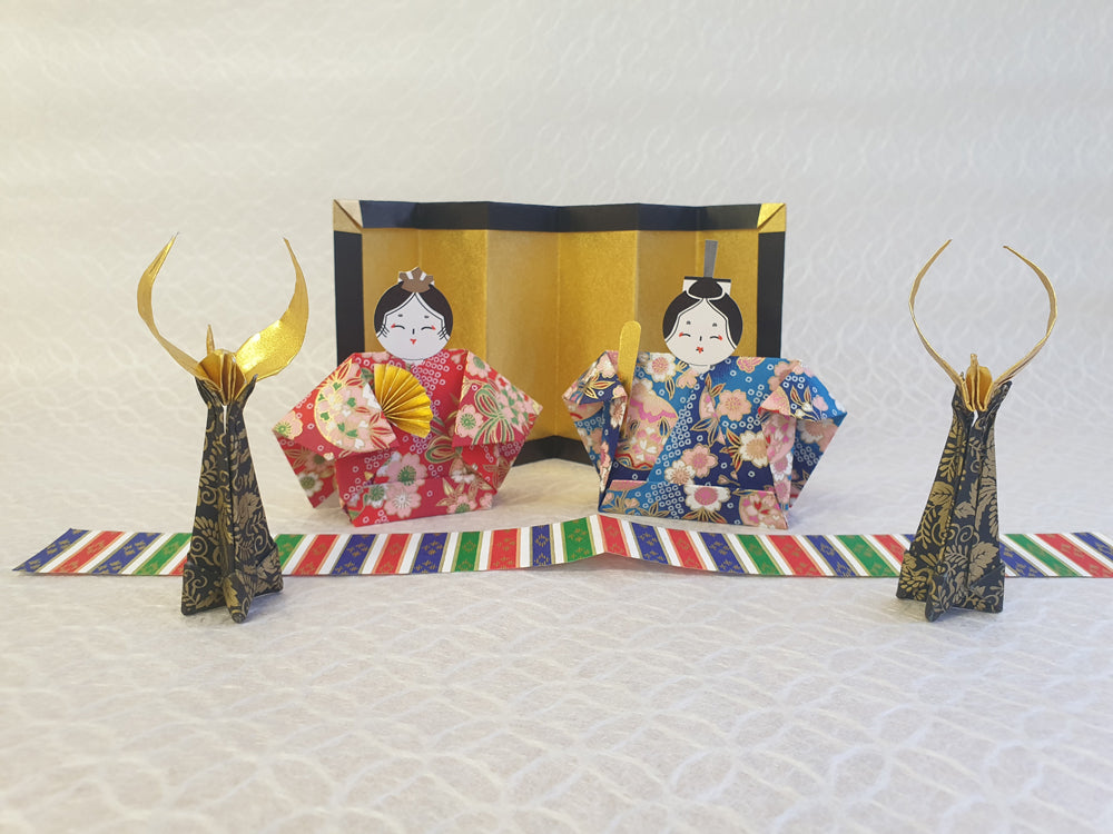 TSUKUTTE-YA’s Hina Dolls (ひな人形) Origami DIY kit is based on Japanese traditional “Girls day festival”. Hina Dolls Origami DIY kit is designed by Ochanomizu Origami Kaikan a Japanese original Origami creator. Send from Japan, make Japan quality DIY kit at home to add a touch of Japan in your daily life.