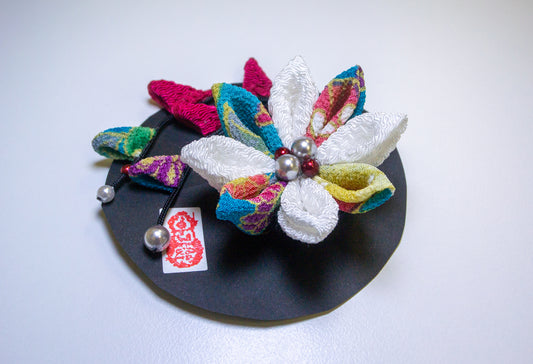 Kimono Flower Accessory Point Tsumami-zaiku