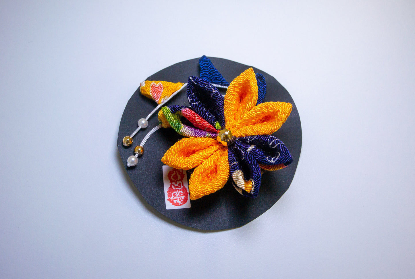 Accessoire pour Kimono, Fleur Pointue Tsumami-zaiku